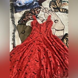 Effie’s Heart red sonnet dress, size small
